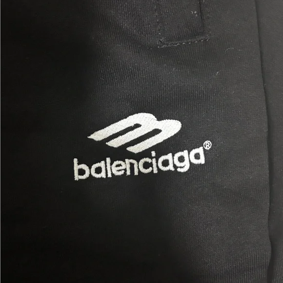 Balenciaga Soccer Black Sweatpants